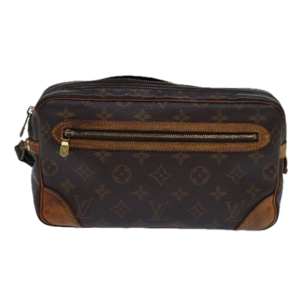 LOUIS VUITTON Monogram Marly Dragonne GM Clutch Bag M51825 LV Auth - Picture 12 of 16